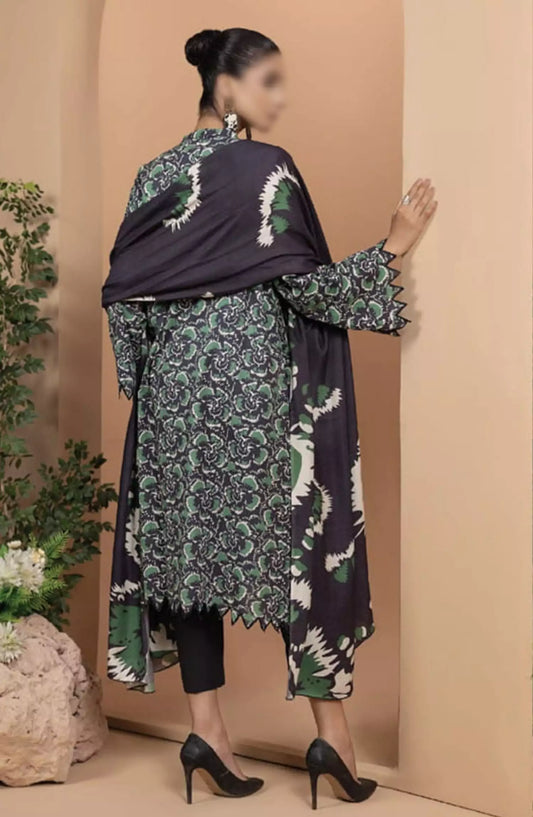 Zara By Hum Dum Printed Wool Shawl Collection - Design 04