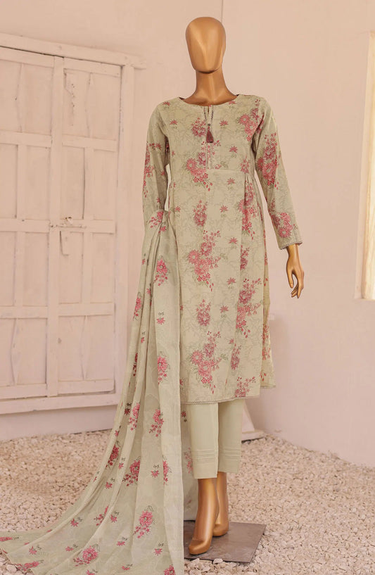HZ Threads Embroidered Collection 2024 - Design 04