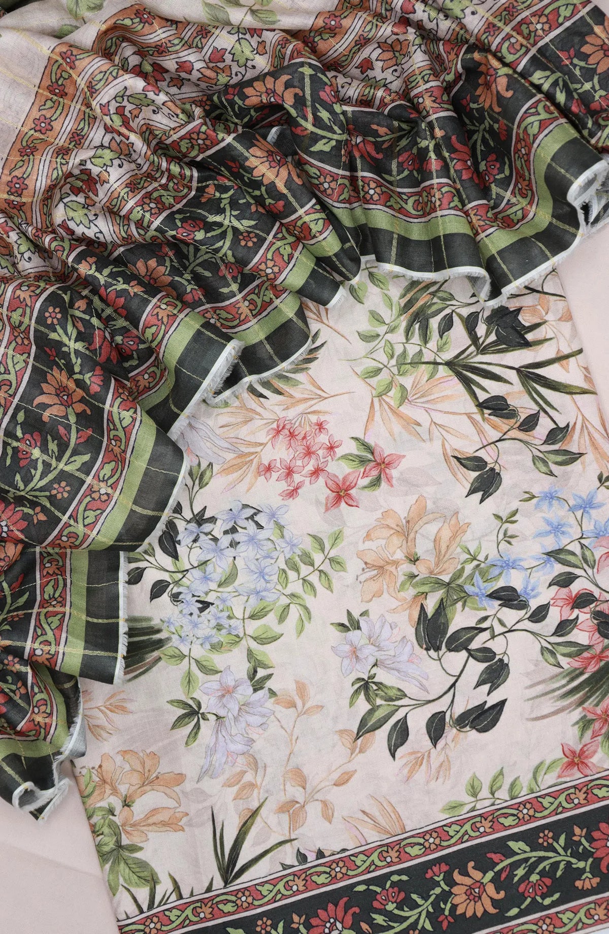 Bin Saeed Unstitched Printed Lawn Collection 2024 - Design 04