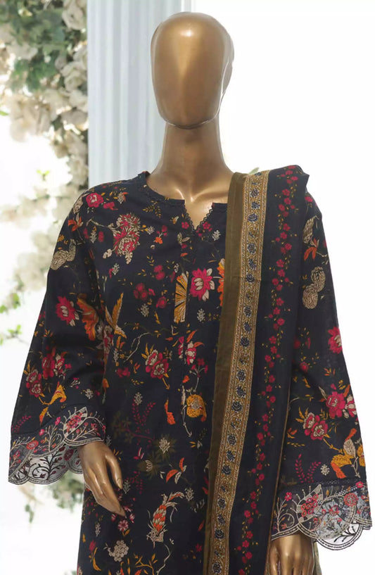 Bin Saeed Exclusive RTW Chikankari Embroidered Khaddar Collection Vol 04 - Design 04