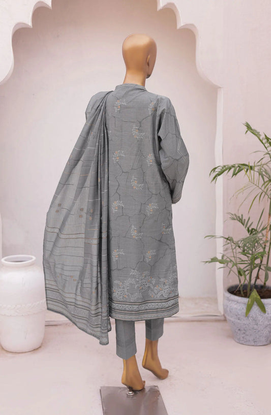 HZ Valencia Jacquard Unstitched Collection 2024 - Design 04