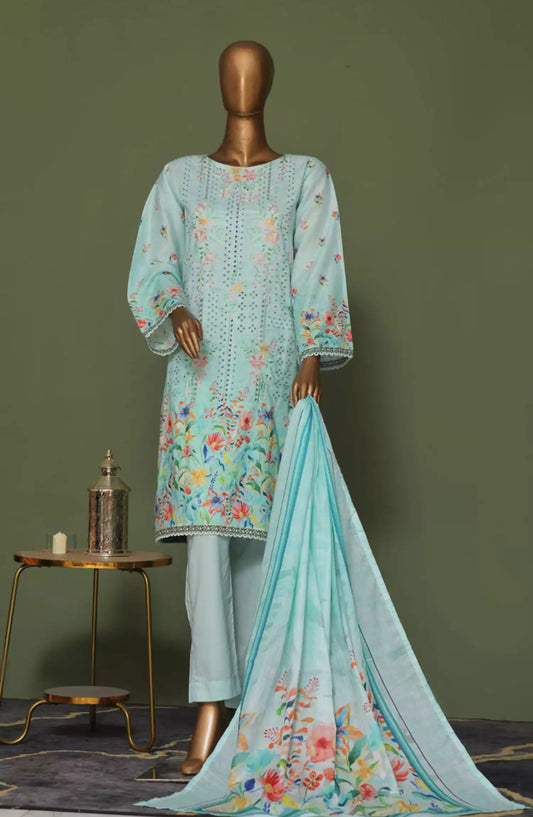 BIN SAEED Exclusive Cotton Chikankari 3 Piece Vol 02 - BS-ECC-Design 04