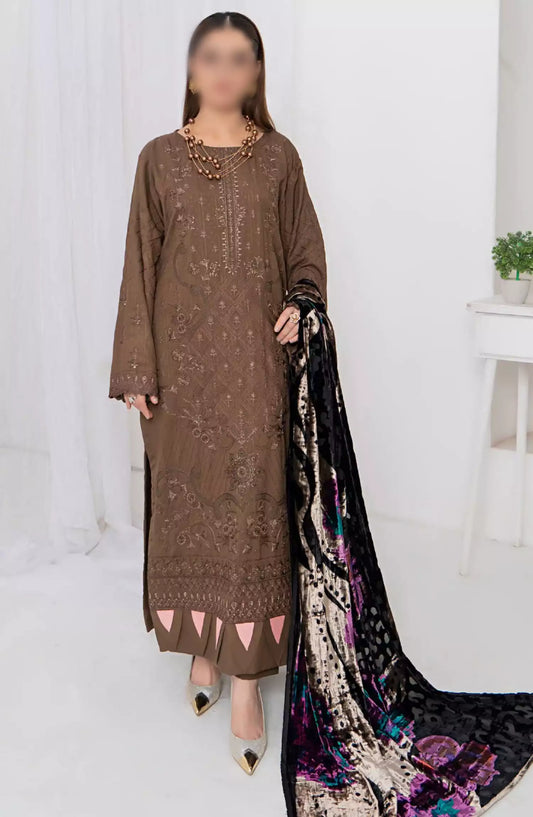 Queen Winter Palachi Shawl Luxurious Collection Vol 05 - Design 04