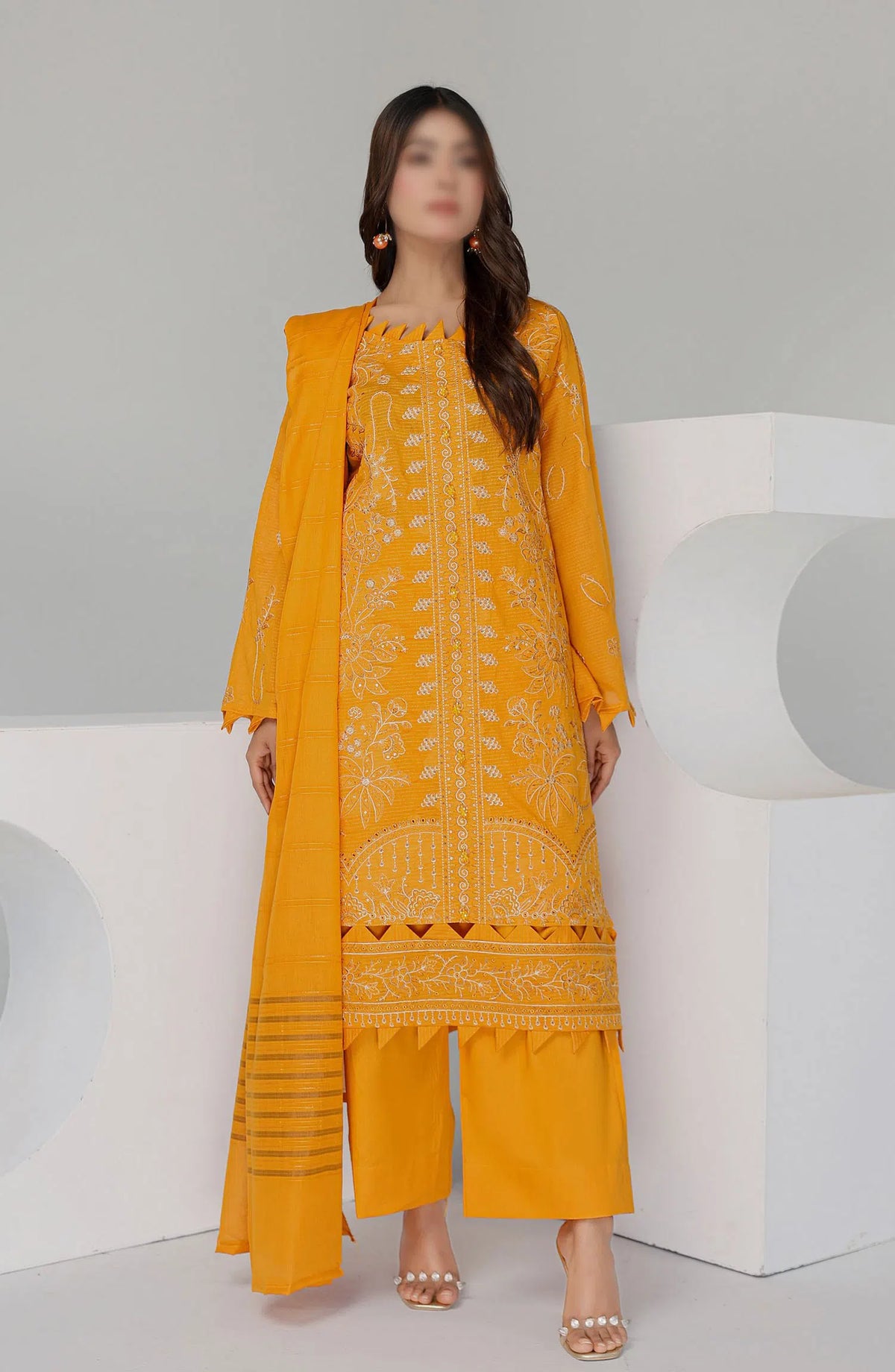 Rimjhim Fancy Embroidered Lawn Collection 2024 - Design 04