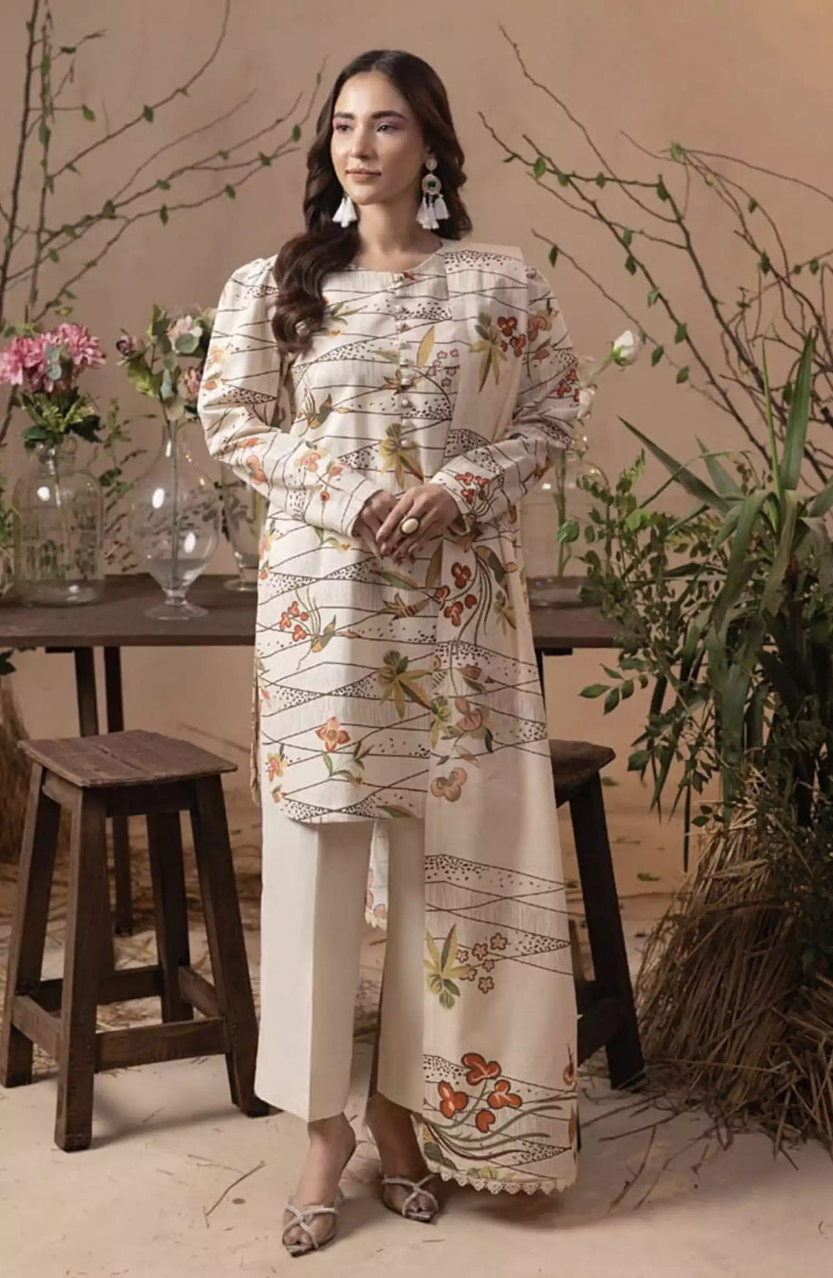 RAYA by Hum Dum Printed Khaddar Collection - RHM-Design 04