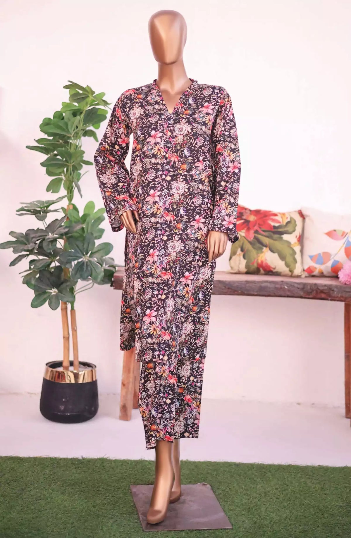 Bin Saeed Cotton Co Ords Collection Vol 03 2024 - Design 04