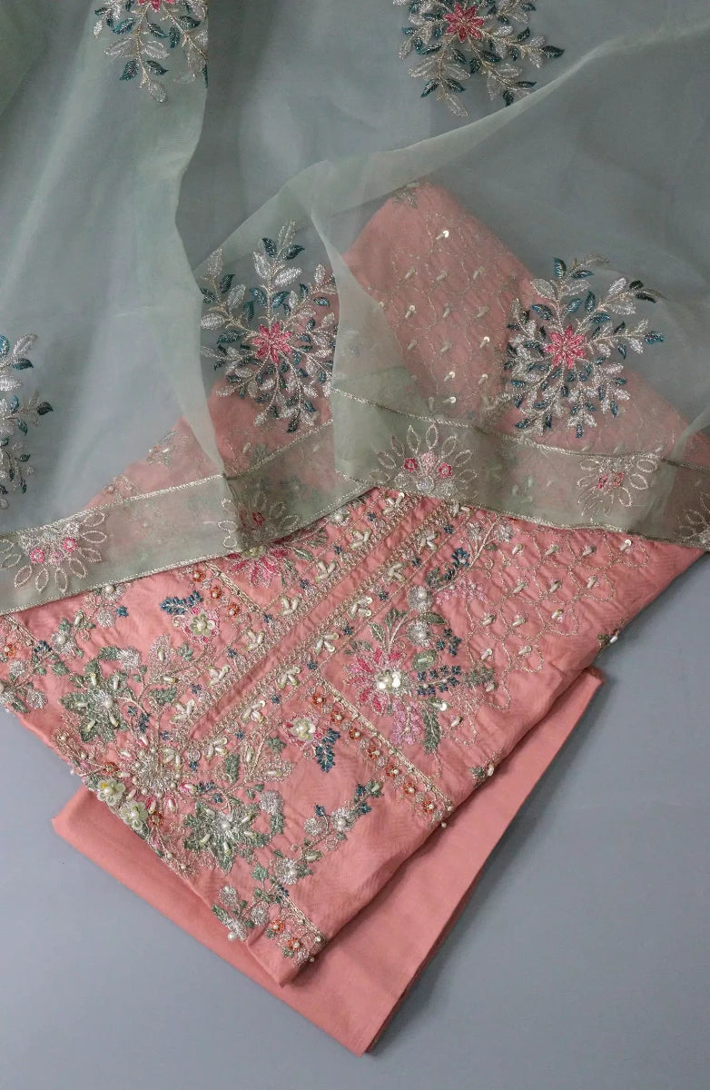 Cotton Bloom Unstitch Embroidered Collection - CBUE-DESIGN-04