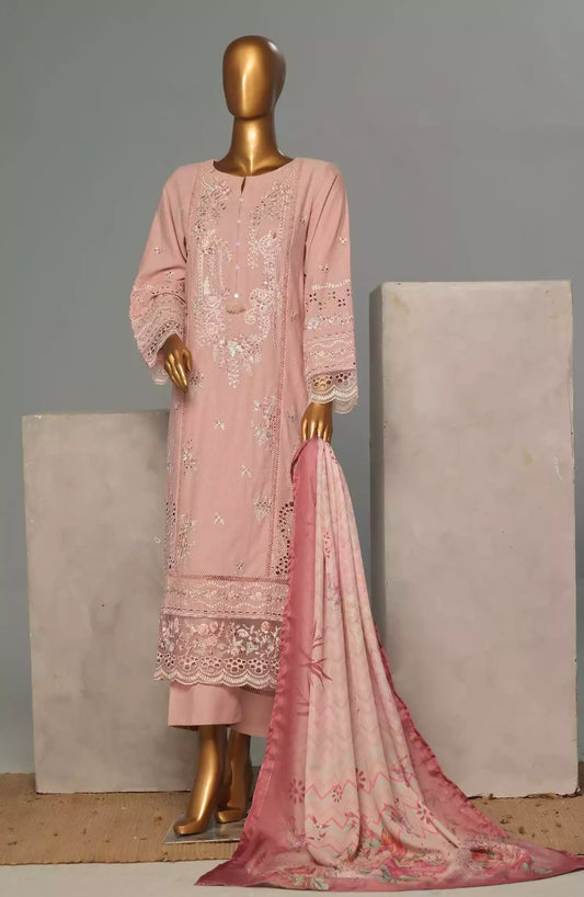 Exclusive Karandi Embroidered Stitched Collection Vol 01-DESIGN-04