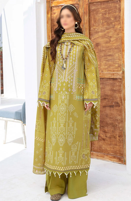 Saira Bano Printed Embroidered Lawn Collection - Design 04