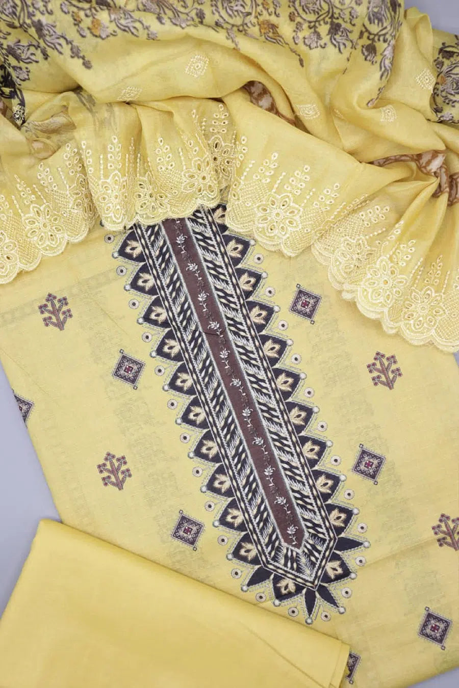Rinesa Unstitched Printed Lawn 3 Pc Collection 2024 - Design 04