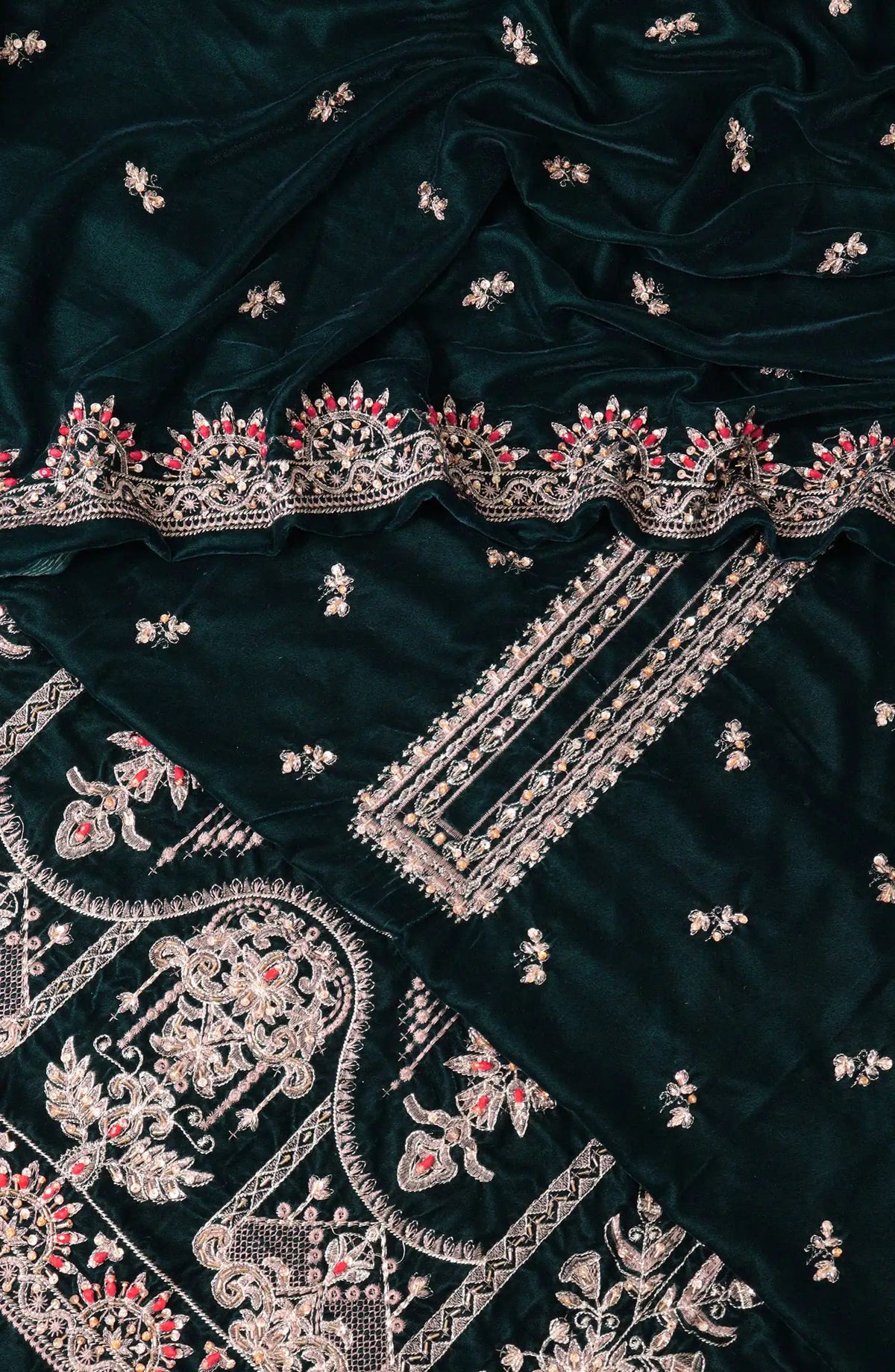 Exclusive Embroidered Velvet Collection-Design 04