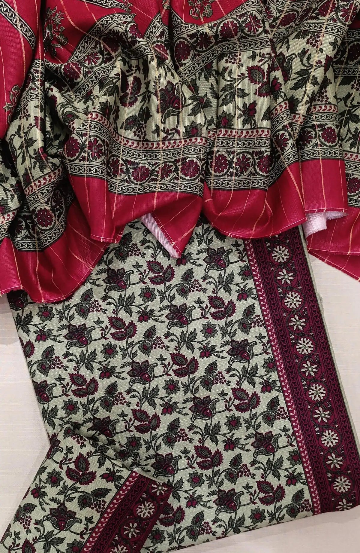 Bin Saeed Printed  Khaddar 3Pcs Collection - Design 04