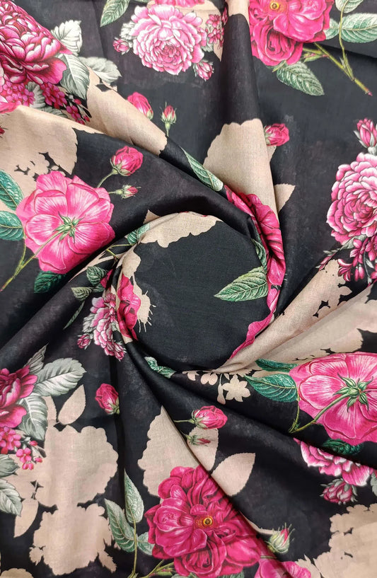 Classic Unstitched 2pcs Digital Printed Lawn Collection Vol-04 By Amna Khadija -Design 05