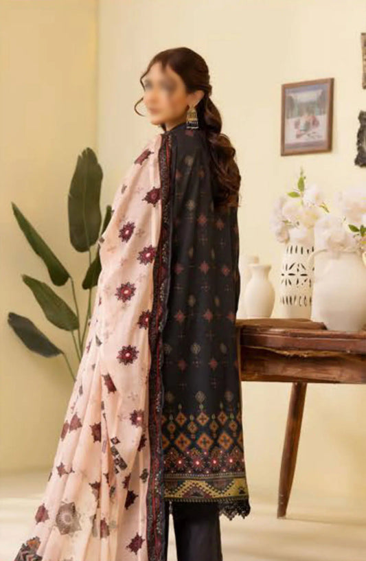 Mahees Ghazal Embroidered Lawn with Emb Voile Dupatta Collection - Design 05