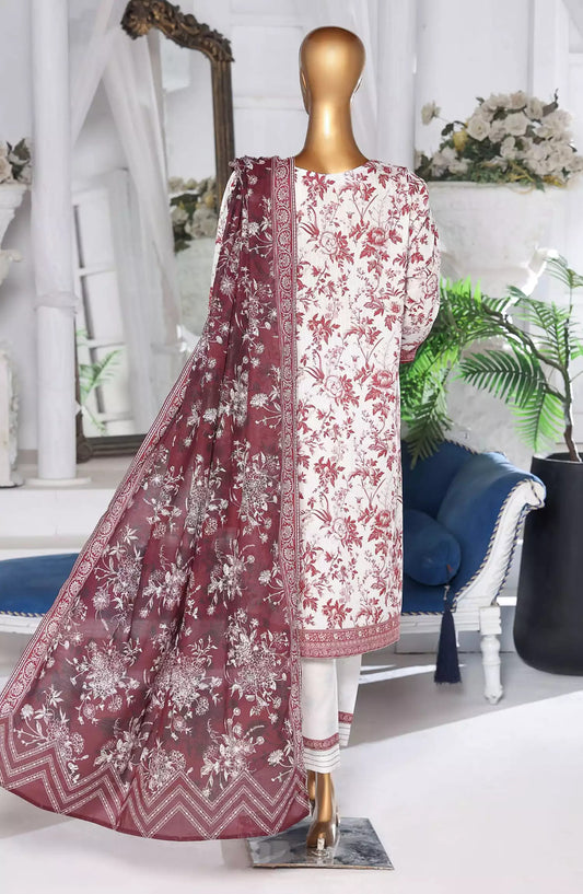 HZ Nayab Digital Printed Doriya Voile Lawn Dupatta Collection Vol 03 - Design 05