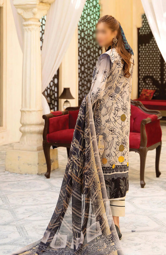 Sohana Digital Embroidered Lawn Collection - Design 05
