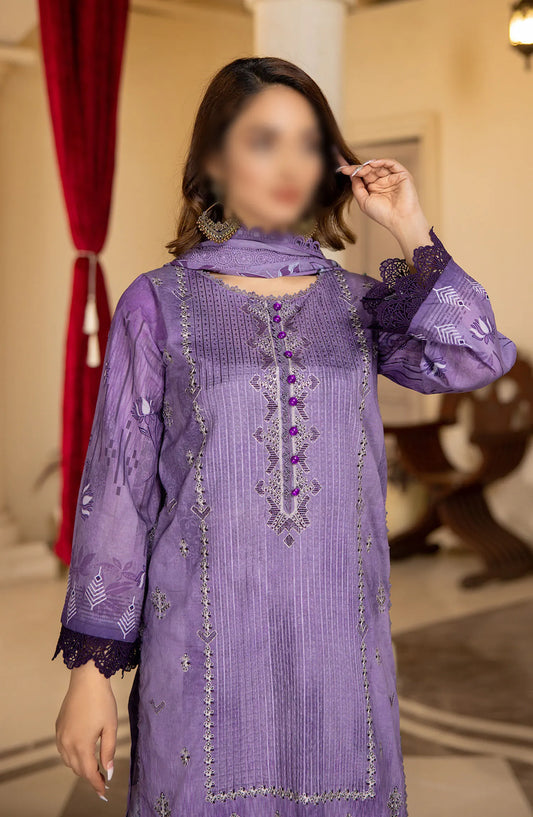 Rangoon Shokh Nigahen Print and Emb Lawn Collection - Design 05