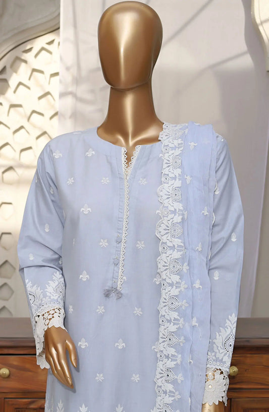 SADABAHAR Chikankari with Chiffon Embroidered Dupatta Collection - Design 05