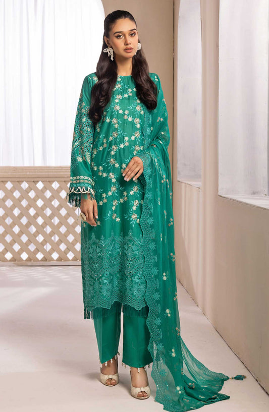 Mahees Madiha by Riaz Arts Embroidered Lawn Unstitched 3 Piece - D-05 - RA25MM - Golden - Summer Collection