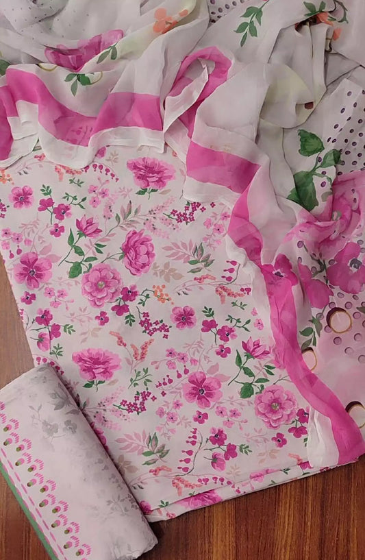 Amna Khadija Karandi Unstitched Printed 3Pcs Collection - Design 05