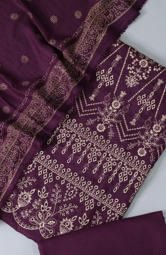 Kainat Unstitch Embroidered Fancy Collection-Design 05