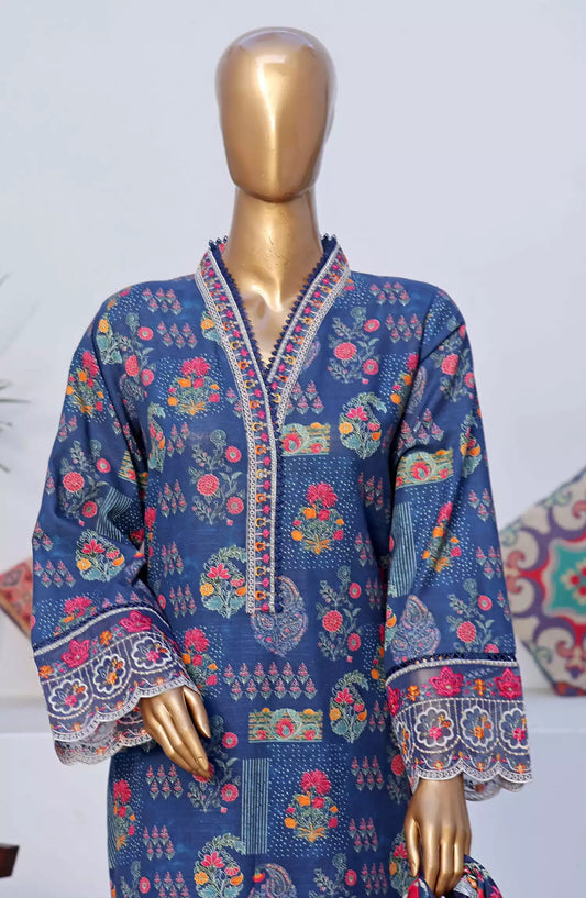 Bin Saeed Exclusive RTW Chikankari Embroidered Khaddar Collection Vol 05-Design 05