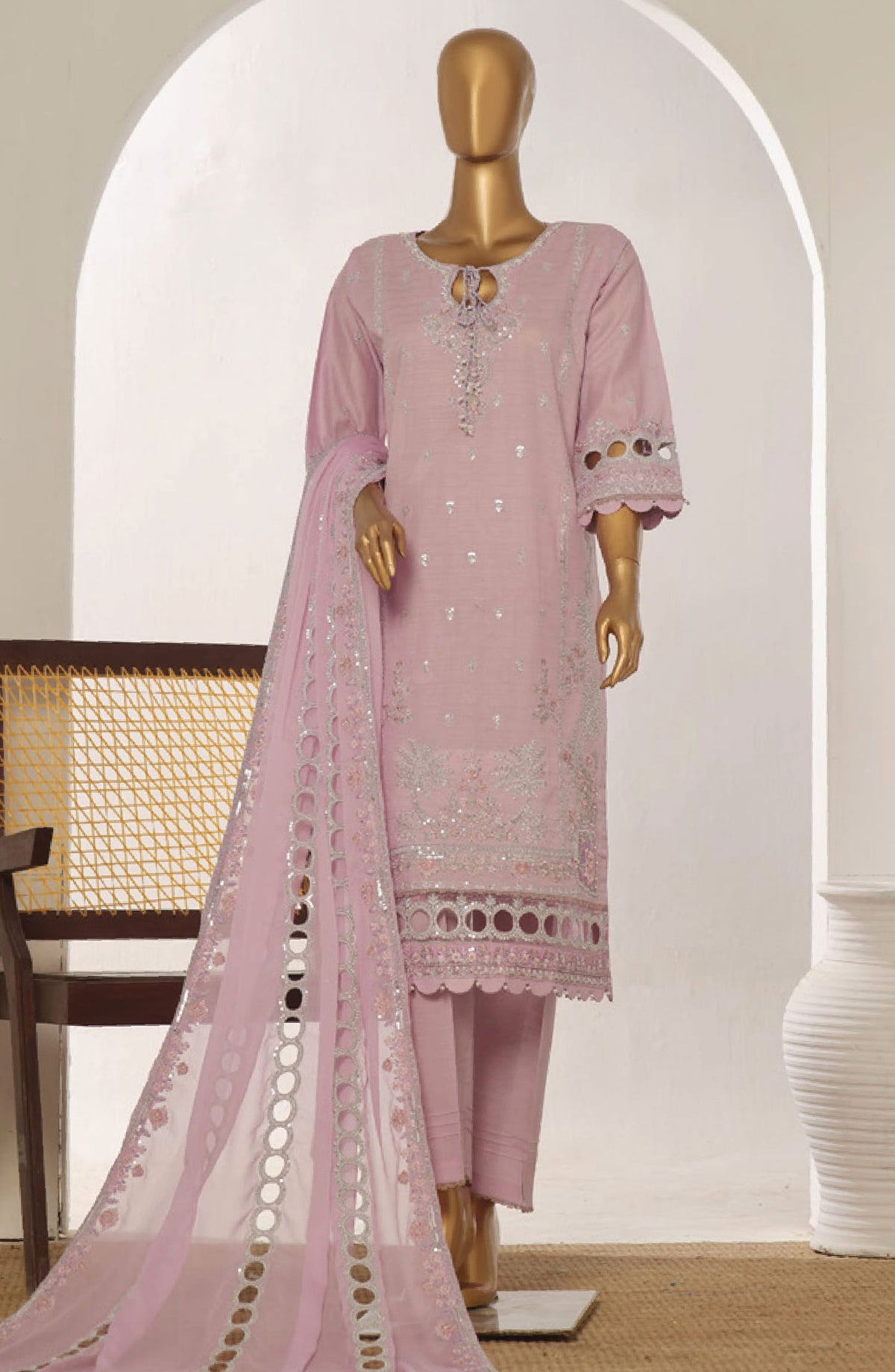 Luxe Embroidered Unstitched Collection - Design 05