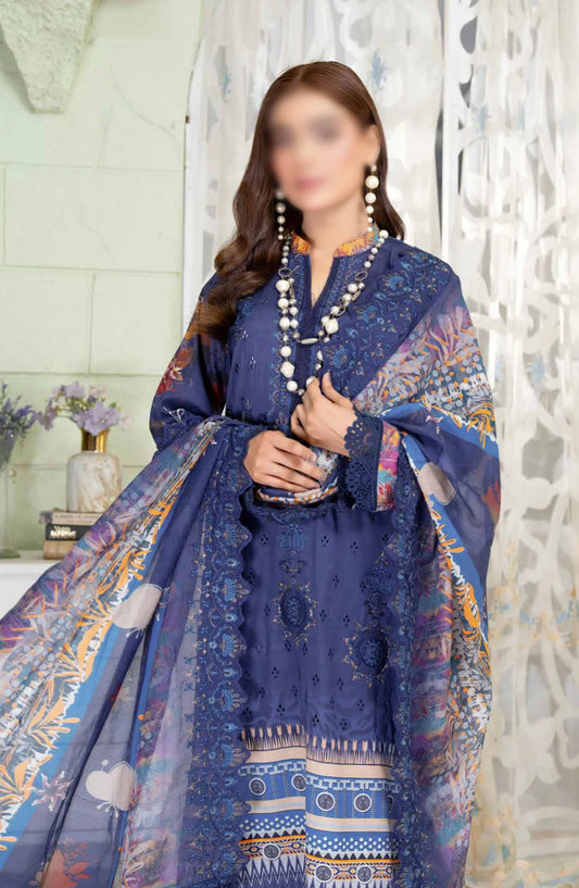 Reet Riwaj Digital Print and Embroidered Collection By Riaz Arts - Design-05