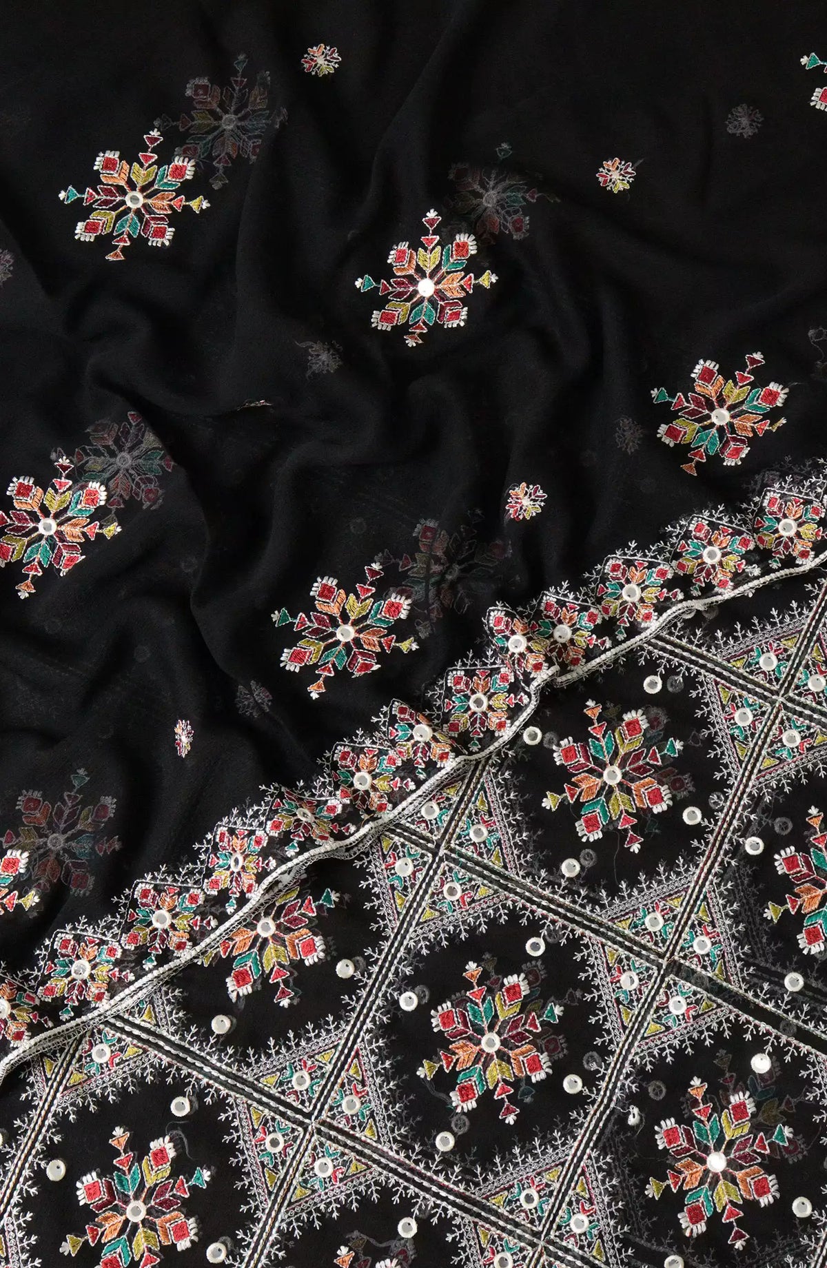 Crinklezza Unstitched Exclusive Chiffon Collection Vol 03 by Amna Khadija - Design 05