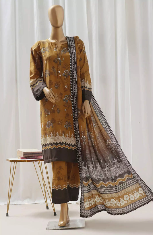 Sadabahar Khaddar Stitched Printed Collection 2024 Vol 02 - Design 05
