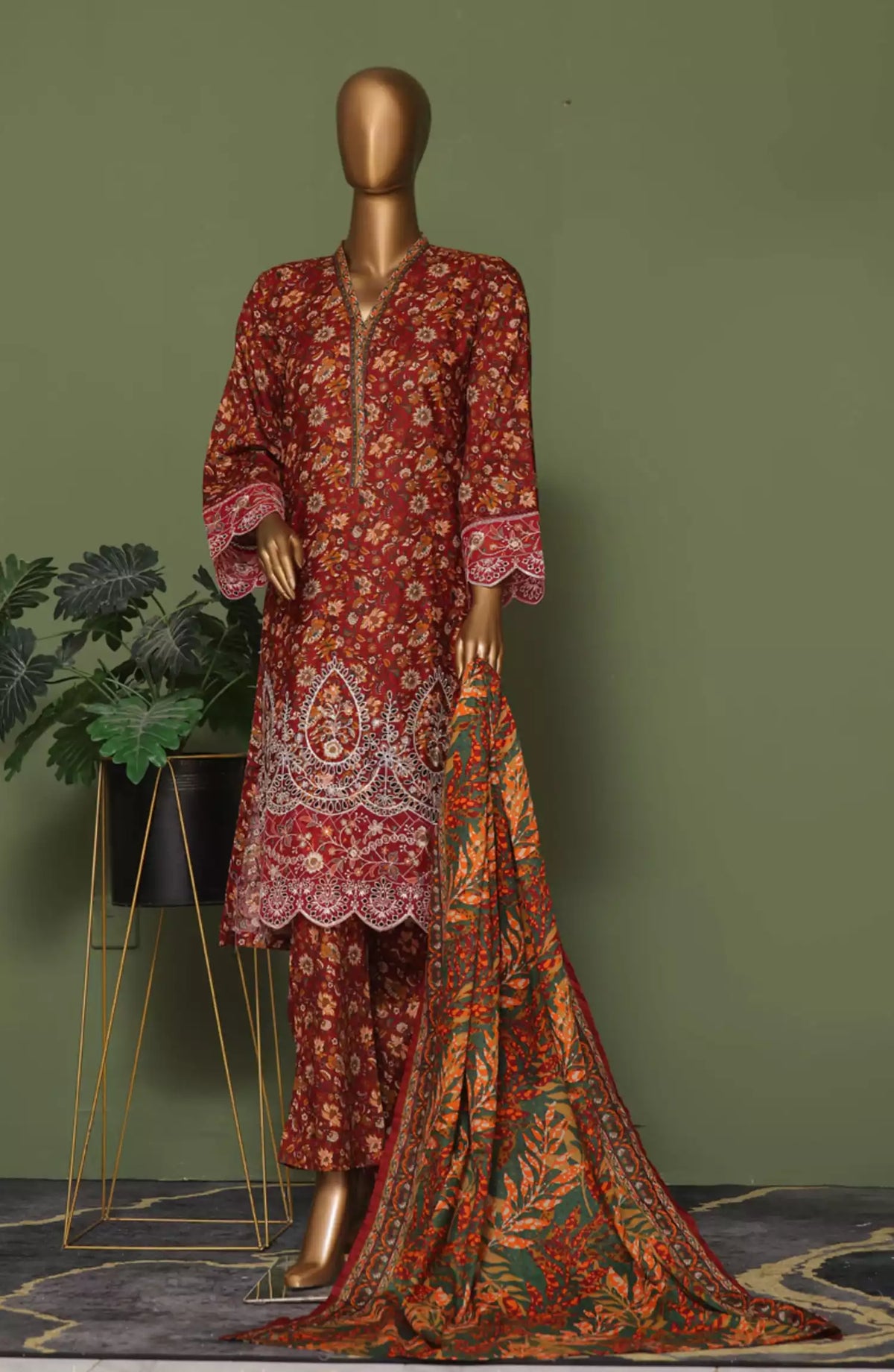 BIN SAEED Exclusive Cotton Chikankari 3 Piece Vol 02 - BS-ECC-Design 05