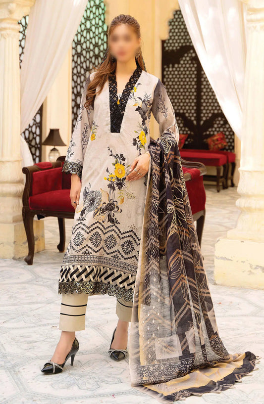 Sohana Digital Embroidered Lawn Collection - Design 05