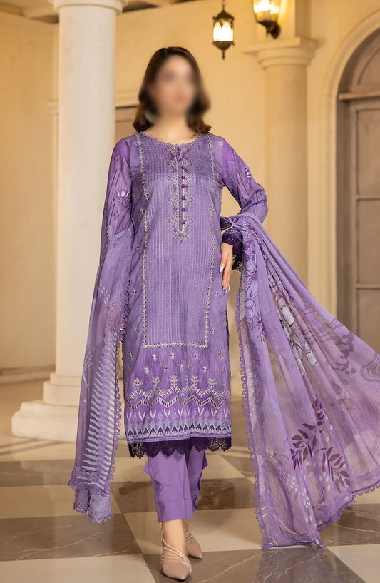 Rangoon Shokh Nigahen Print and Emb Lawn Collection - Design 05