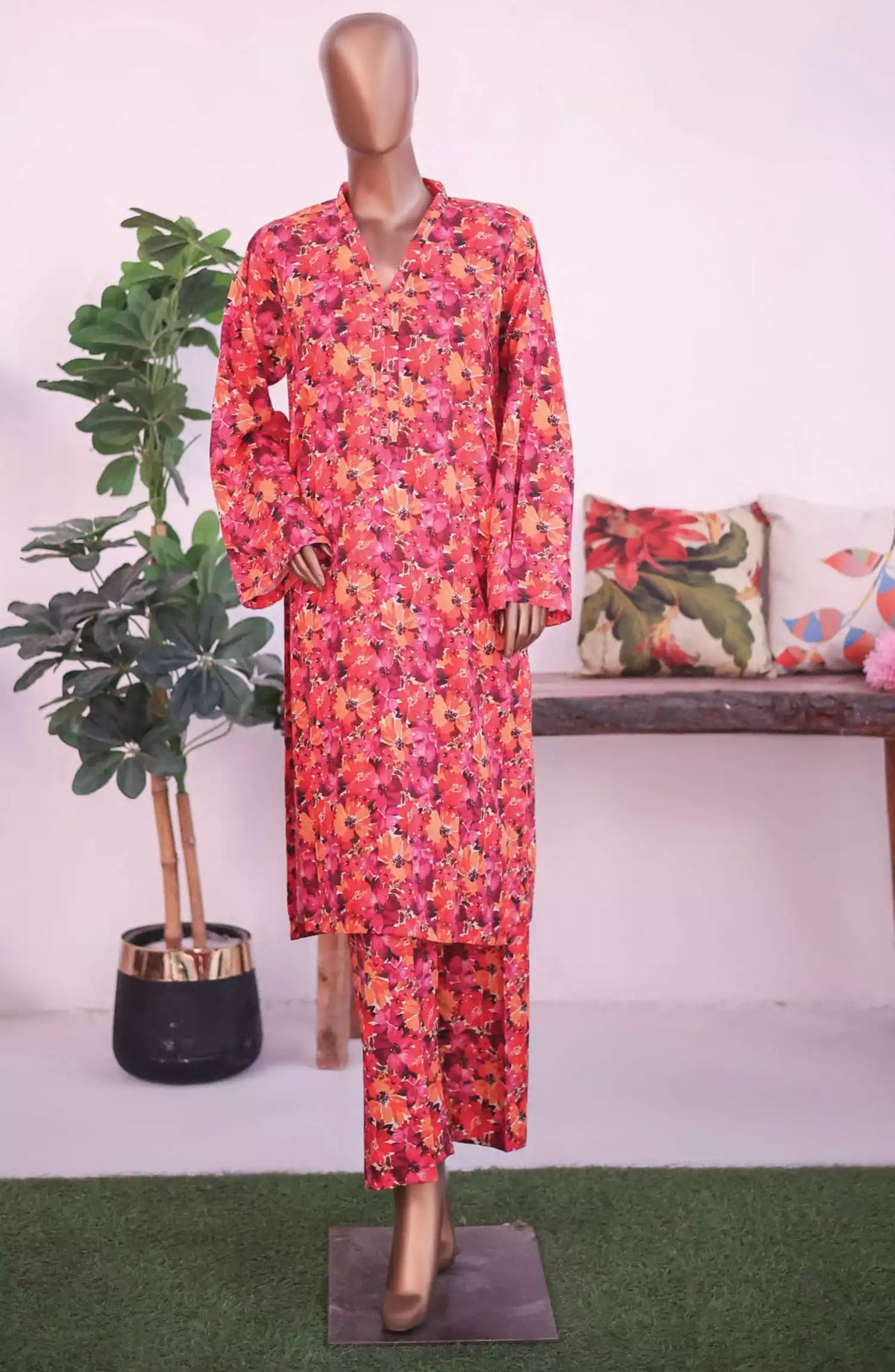 Bin Saeed Cotton Co Ords Collection Vol 03 2024 - Design 05