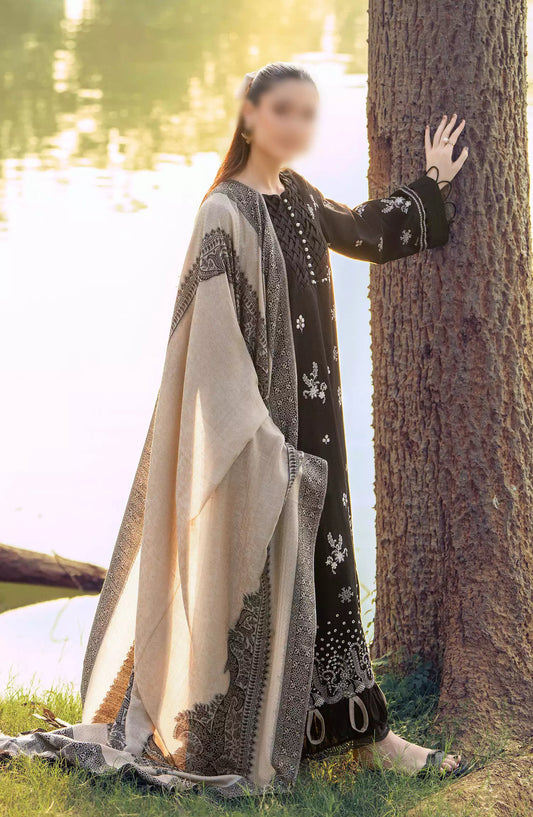 Onara Embroidered Khaddar Unstitched Collection 2024 - Design 05