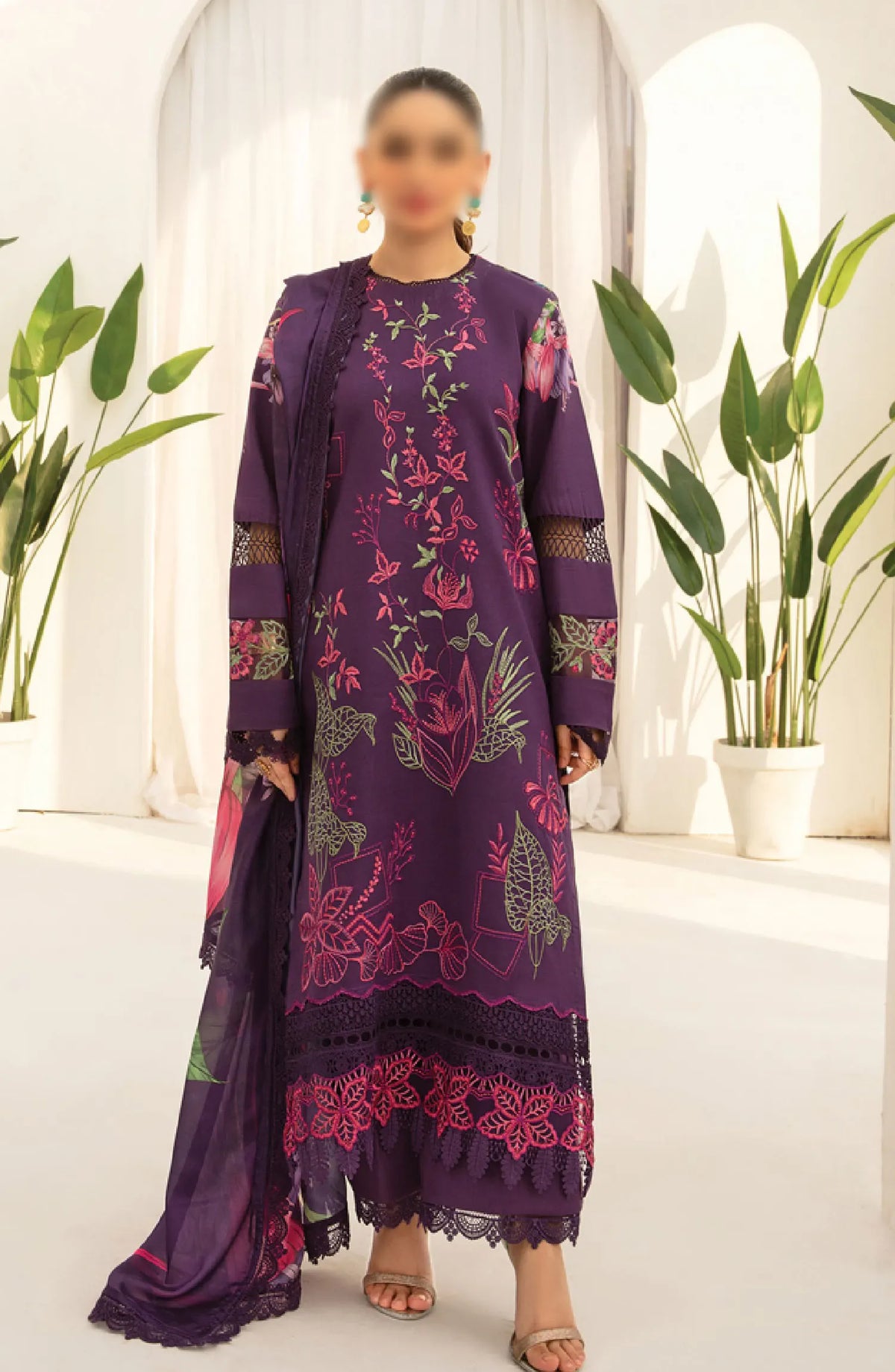 Rang Rasiya Florence Summer Edit 2024 - DESIGN-05 CARNATION