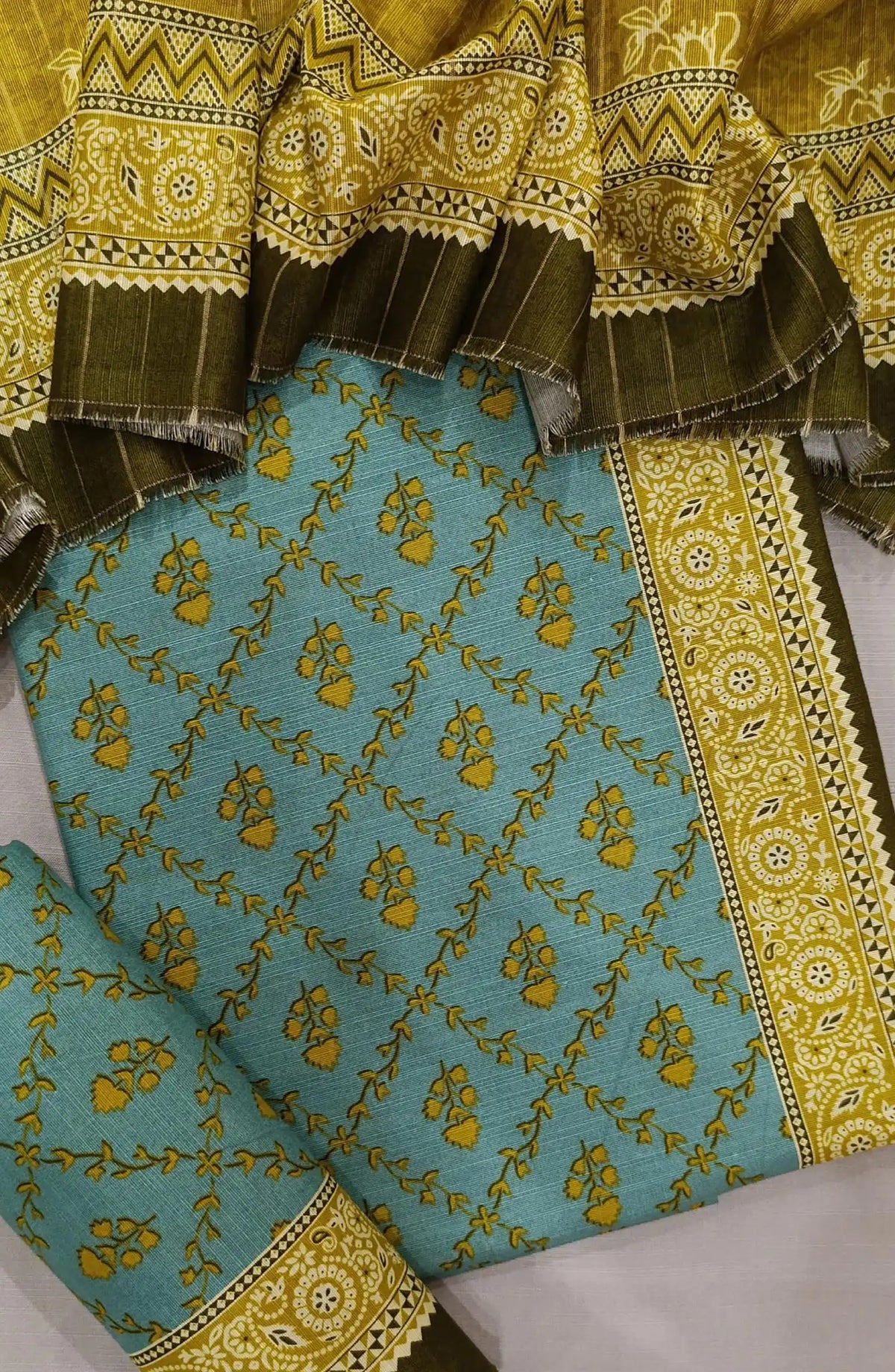 Bin Saeed Printed  Khaddar 3Pcs Collection - Design 05