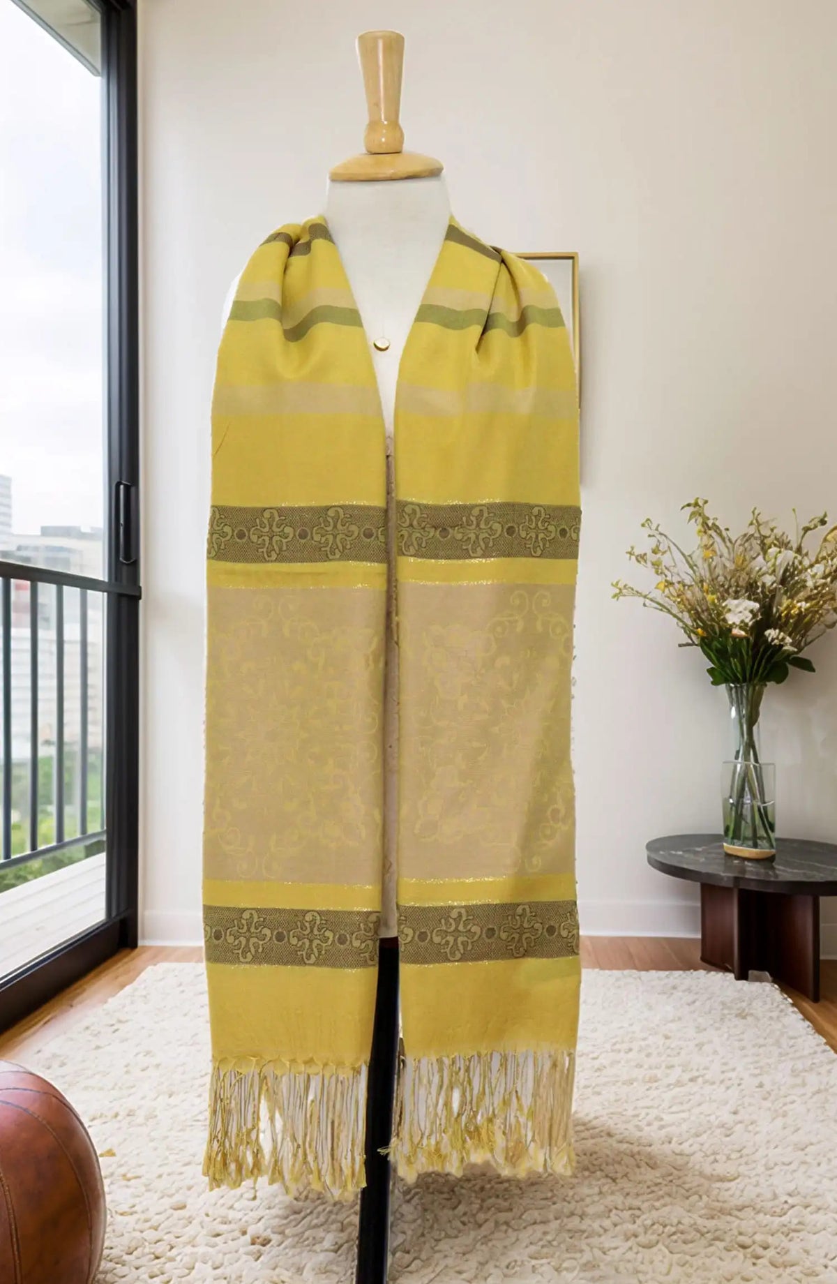 Stoluxe Premium Jacquard Cotton Staple Stole Vol 09 - Design 05