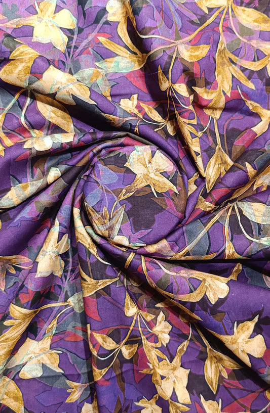 Classic Unstitched 2pcs Digital Printed Lawn Collection Vol-04 By Amna Khadija -Design 06