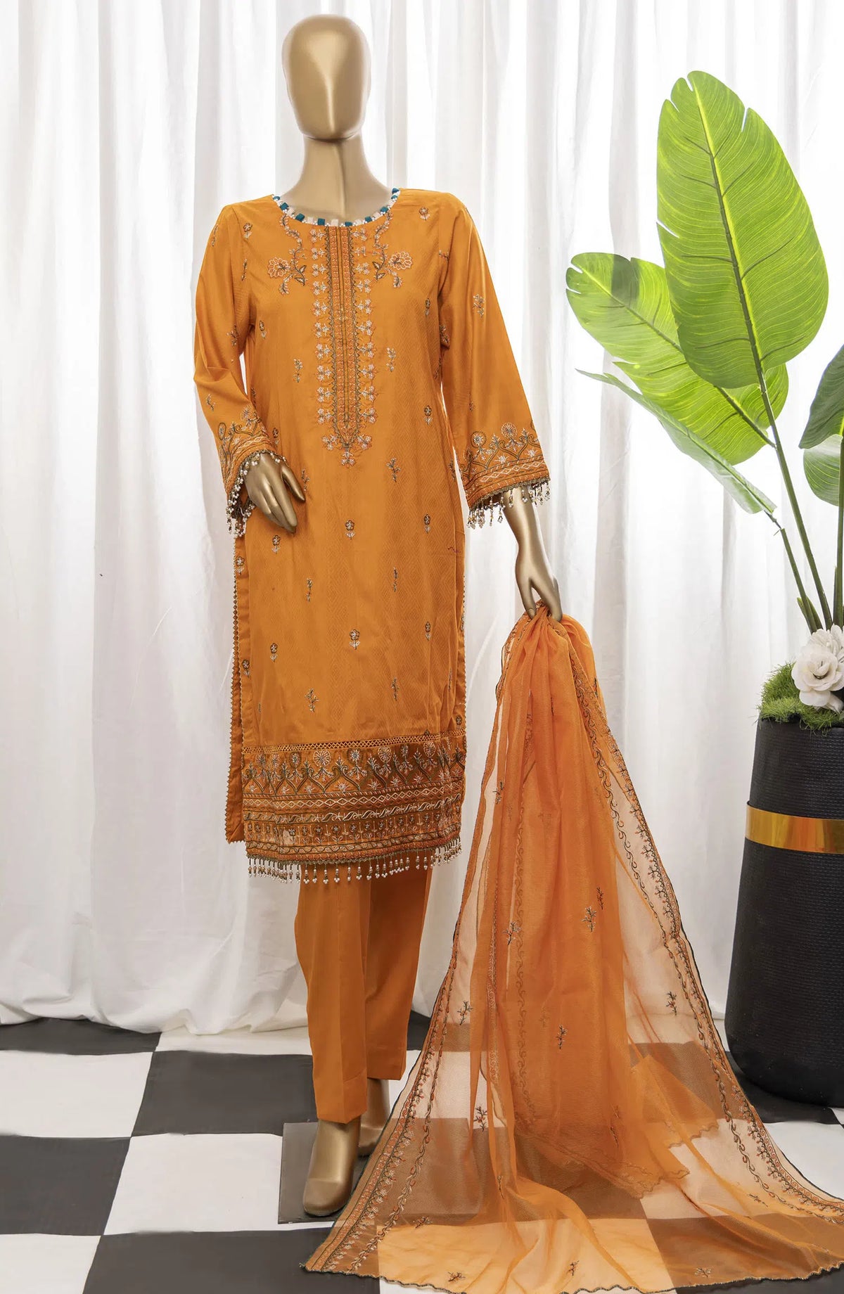 Naina Unstitch Luxury Embroidered Collection - Design 06
