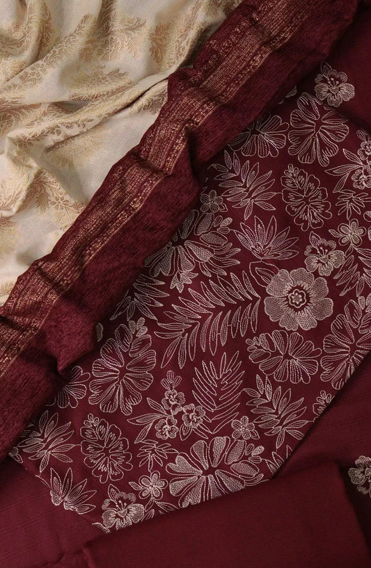 Maleeha Dhanak Embroidered Collection with Broshia Dupatta-DESIGN-06