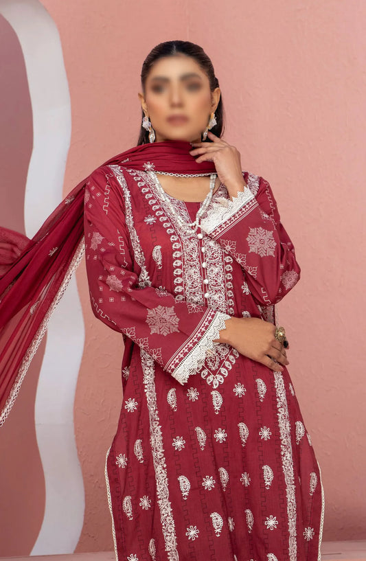Smile Luxury Lawn Collection 2024 - DESIGN-06