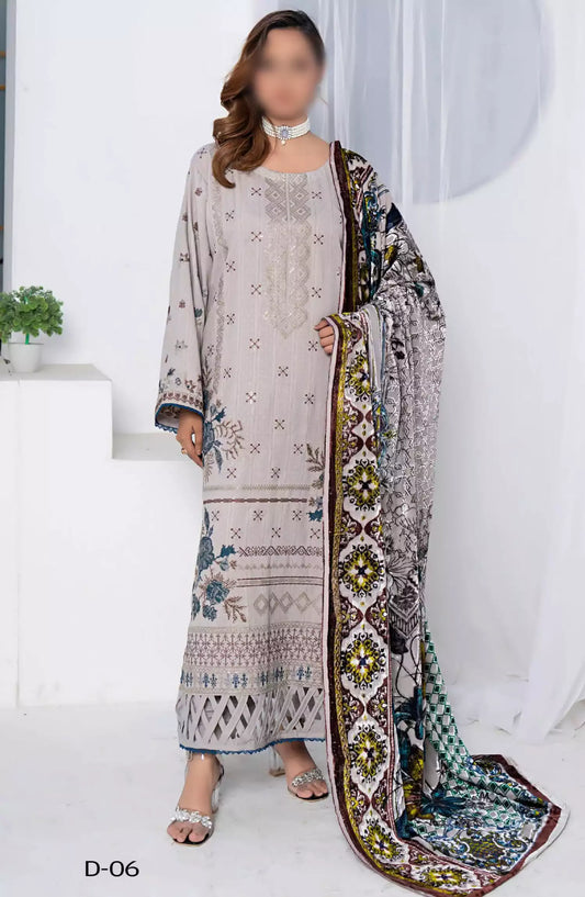 Queen Winter Palachi Shawl Luxurious Collection Vol 05 - Design 06