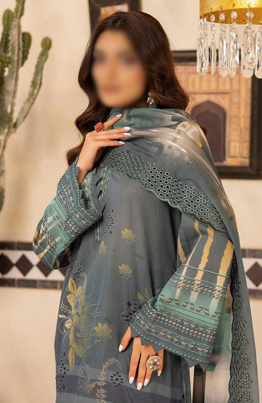 Mahees Embroidered Lawn with Emb Diamond Dupatta Collection - Design 06
