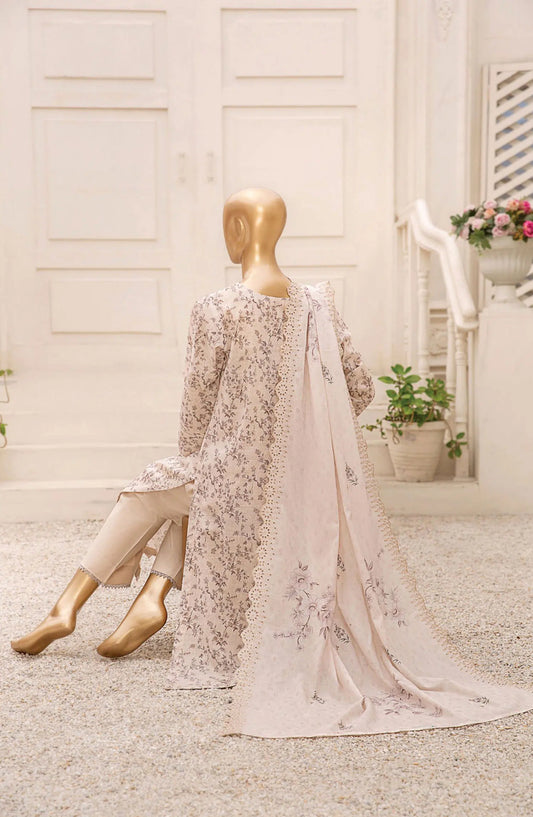 Tarzz Printed Lawn Collection With Emb Voile Dupatta Vol.1 - Design 06