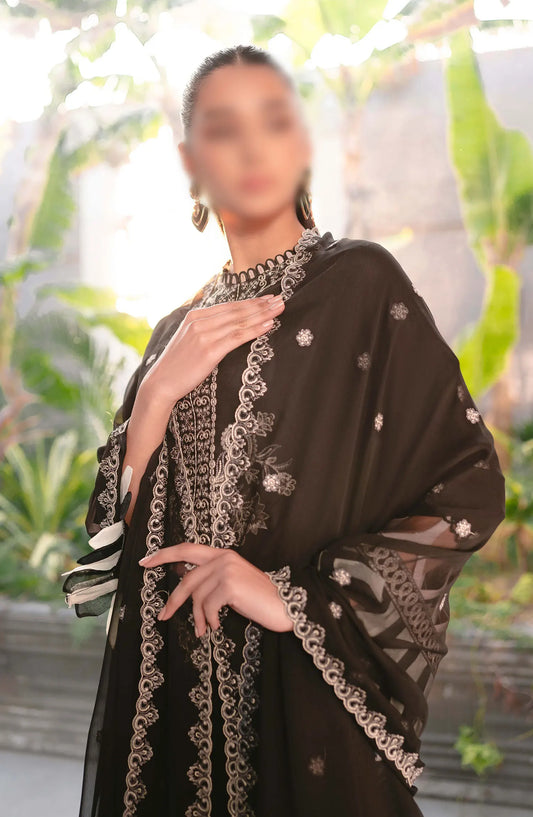 Meraki Embroidered Lawn Collection 2024 By Humdum - Design 06