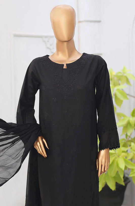 Monochrome Chikankari Collection Vol-1 by Naubahar - Design 06