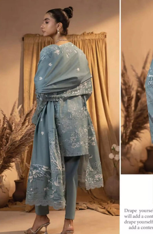 RAYA by Hum Dum Printed Khaddar Collection - RHM-Design 06