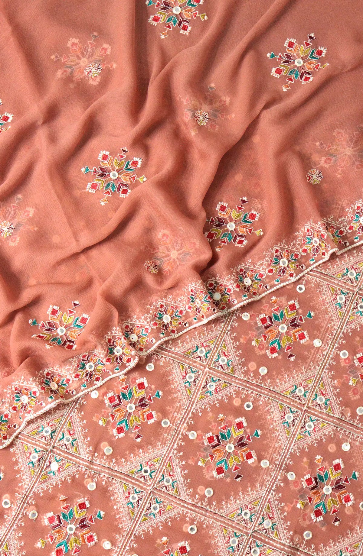 Crinklezza Unstitched Exclusive Chiffon Collection Vol 03 by Amna Khadija - Design 06