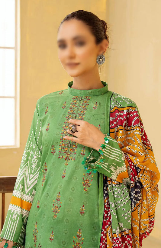 Mahees Ghazal Embroidered Lawn with Emb Voile Dupatta Collection - Design 06